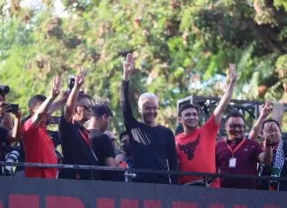 Ganjar Pranowo Apresiasi Antusias Warga Sulsel Ikuti Jalan Sehat Perjuangan