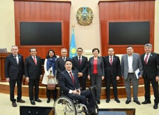 Ketua Komisi Luar Negeri Kazakhstan Sambut Hangat Kunjungan Diplomasi Parlemen BKSAP DPR RI