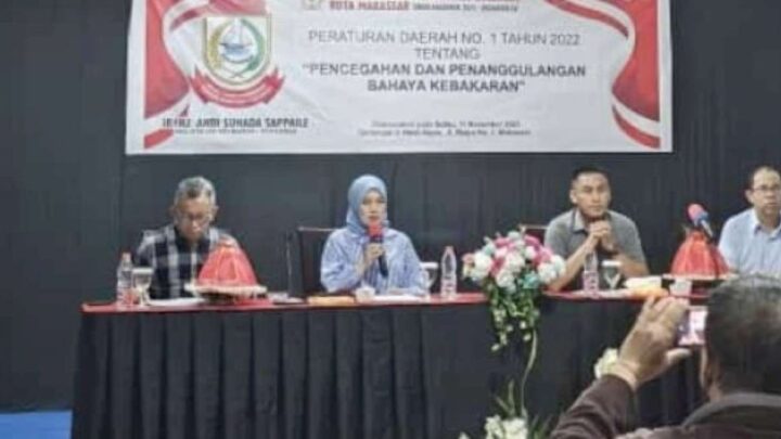 Wakil Ketua DPRD Makassar, Andi Suhada Sosialisasikan Perda Penanggulangan dan Bahaya Kebakaran wakil ketua dprd makassar
