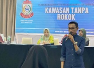 Sosialisasikan Perda KTR, Legislator DPRD Makassar Sahruddin Said: Harus Ada Tempat yang Bebas Asap Rokok