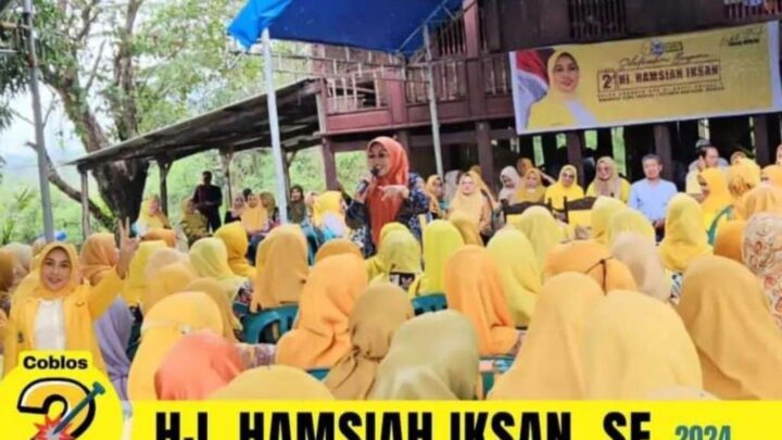 Bertekad Rebut Kursi DPR RI, Hj Hamsiah Iksan Terus Bergerak Perkuat Tim Bertekad Rebut