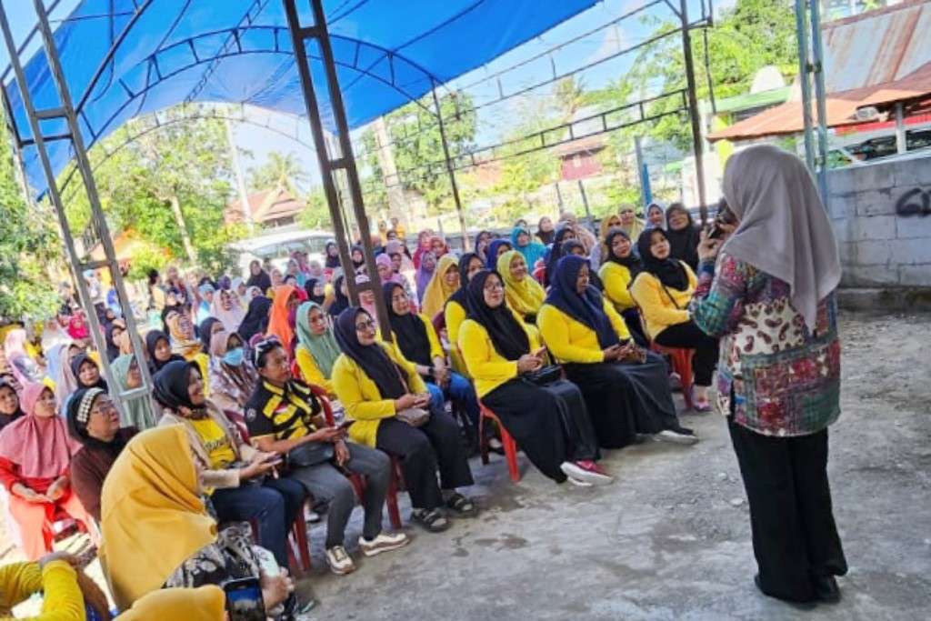 Masyarakat Kelurahan Balang Optimis Dudukkan Hj Hamsiah Iksan Jadi Anggota DPR RI