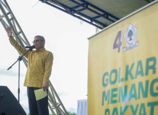Taufan Pawe Minta Kader Golkar Barru Menangkan Prabowo-Gibran Satu Putaran