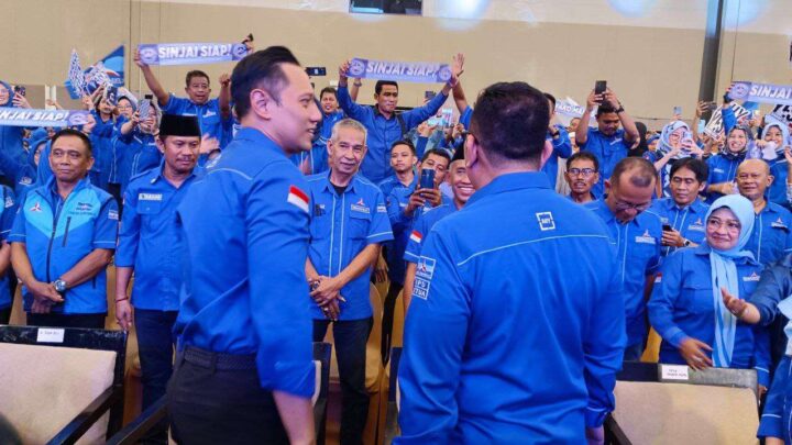 Konsolidasi dan Temu Caleg, AHY Optimis Demokrat di Sulsel Tambah Kursi DPR RI konsolidasi