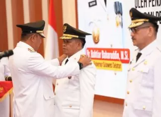 Lantik Pj Bupati Jeneponto dan Sidrap, Ini Pesan Pj Gubernur Sulsel