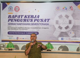 Dukung Perusahaan, Serikat Karyawan Semen Tonasa Gelar Rapat Kerja