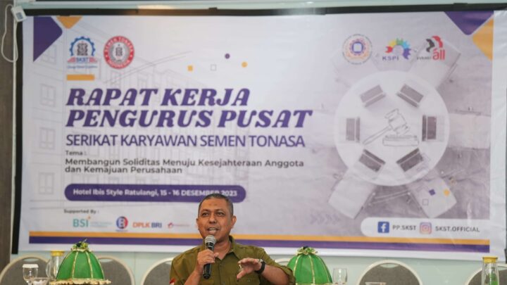 Dukung Perusahaan, Serikat Karyawan Semen Tonasa Gelar Rapat Kerja Serikat karyawan semen Tonasa