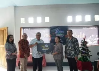 Jelang Perayaan Natal, BNI Wilayah 07 Berbagi Kasih ke Panti Asuhan dan Jemaat Gereja
