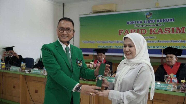 Diuji Mantan Ketua MK, Farid Kasim Judas Raih Gelar Doktor Ilmu Hukum farid kasim judas
