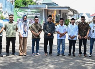 Pembangunan Masjid di Kompleks Kantor PDAM Makassar Resmi Dimulai