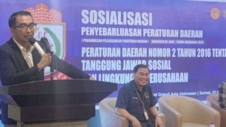 Anggota DPRD Makassar, Mario David Sosialisasikan Perda Tentang Tanggung Jawab Sosial Perusahaan dprd makassar