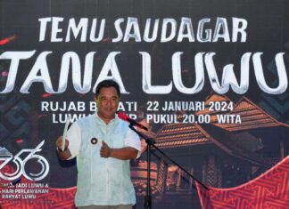 Pj Gubernur Sulsel Harap Saudagar Tana Luwu Pulang Kampung Berinvestasi