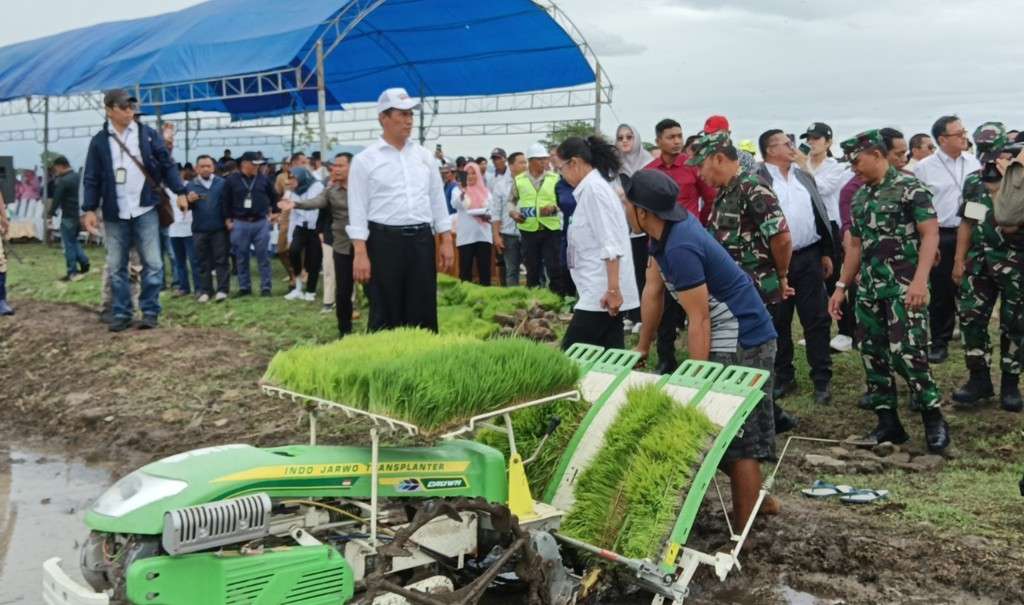 Mentan Andi Amran Sulaiman Mengasah Gerakan Percepatan Penanaman Padi di Jeneponto