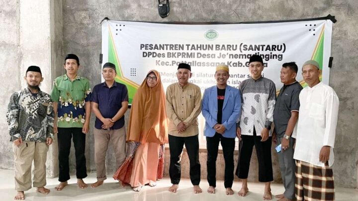 BKPRMI Desa Jenemadingin Pattallassang Gowa Sukses Gelar Pesantren Tahun Baru BKPRMI Desa Jenemadingin Pattallassang