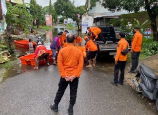 Titik Pengungsian Terakhir Banjir Makassar di Kecamatan Manggala