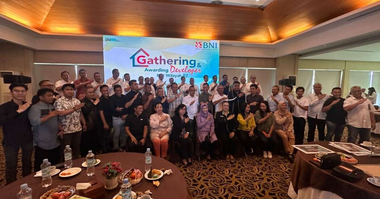 BNI Wilayah 07 Apresiasi Mitra Developer Atas Kepercayaan dan Kontribusi di Tahun 2023