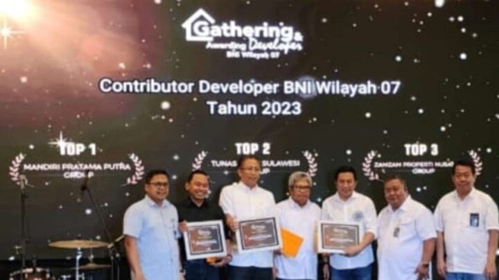 BNI Wilayah 07 Apresiasi Mitra Developer Atas Kepercayaan dan Kontribusi di Tahun 2023 bni wilayah 07