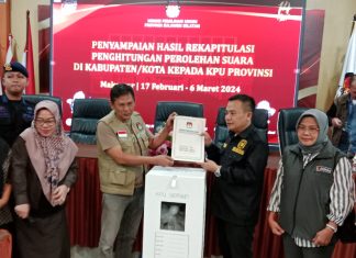 KPU Sidrap Jadi yang Pertama Serahkan Hasil Rekapitulasi Tingkat Kabupaten