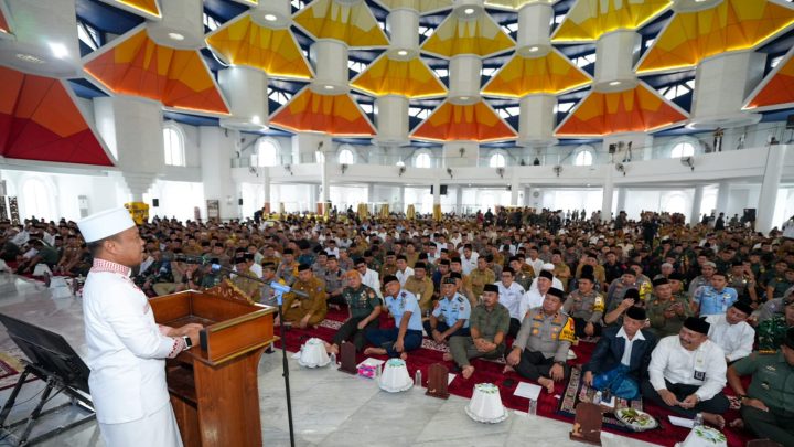 Pemprov - Forkopimda Sulsel Gelar Dzikir dan Doa Kebangsaan Pemilu Damai Pemprov Sulsel