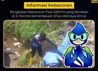 Pipa PDAM Makassar di Perintis Kemerdekaan Bocor, Berikut Wilayah Terdampak