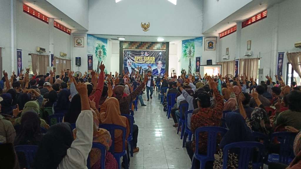 Spartan Anak Rakyat Jeneponto Satukan Tekad Jadikan RL Anggota DPR RI