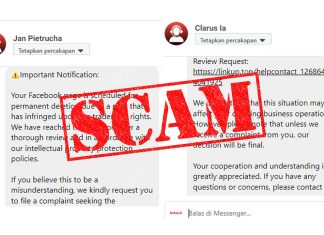 Cek Fakta: Pesan Peringatan Penghapusan Halaman Facebook seperti Ini Adalah Penipuan