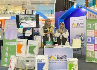 Kalla Beton Tampilkan Peragaan Mockup selama Pameran Expo REI Sulsel 2024
