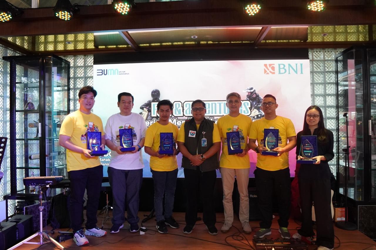 Gelar Gathering Merchant Chainstore, BNI Kantor Wilayah 07 Serahkan Apresiasi