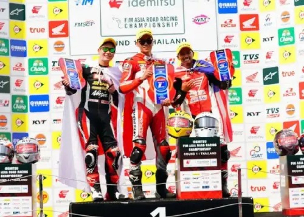 Tunggangi CBR250RR, Pebalap Honda Herjun Atna Raih Podium Tertinggi di ARRC Buriram