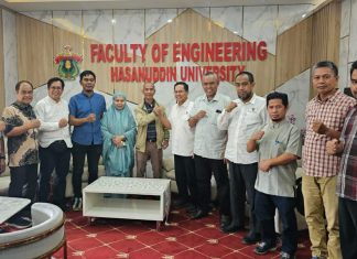 Temui Dekan FT Unhas, Ketua IATEL: Pihak Kampus Dukung Penuh Hybrid Expo HBH IKATEK UH 2024