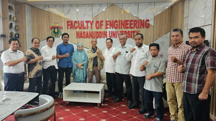 Temui Dekan FT Unhas, Ketua IATEL: Pihak Kampus Dukung Penuh Hybrid Expo HBH IKATEK UH 2024 dekan ft unhas