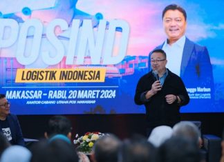 Pos Indonesia Luncurkan Transformasi Lewat PosIND Logistik Indonesia di Makassar
