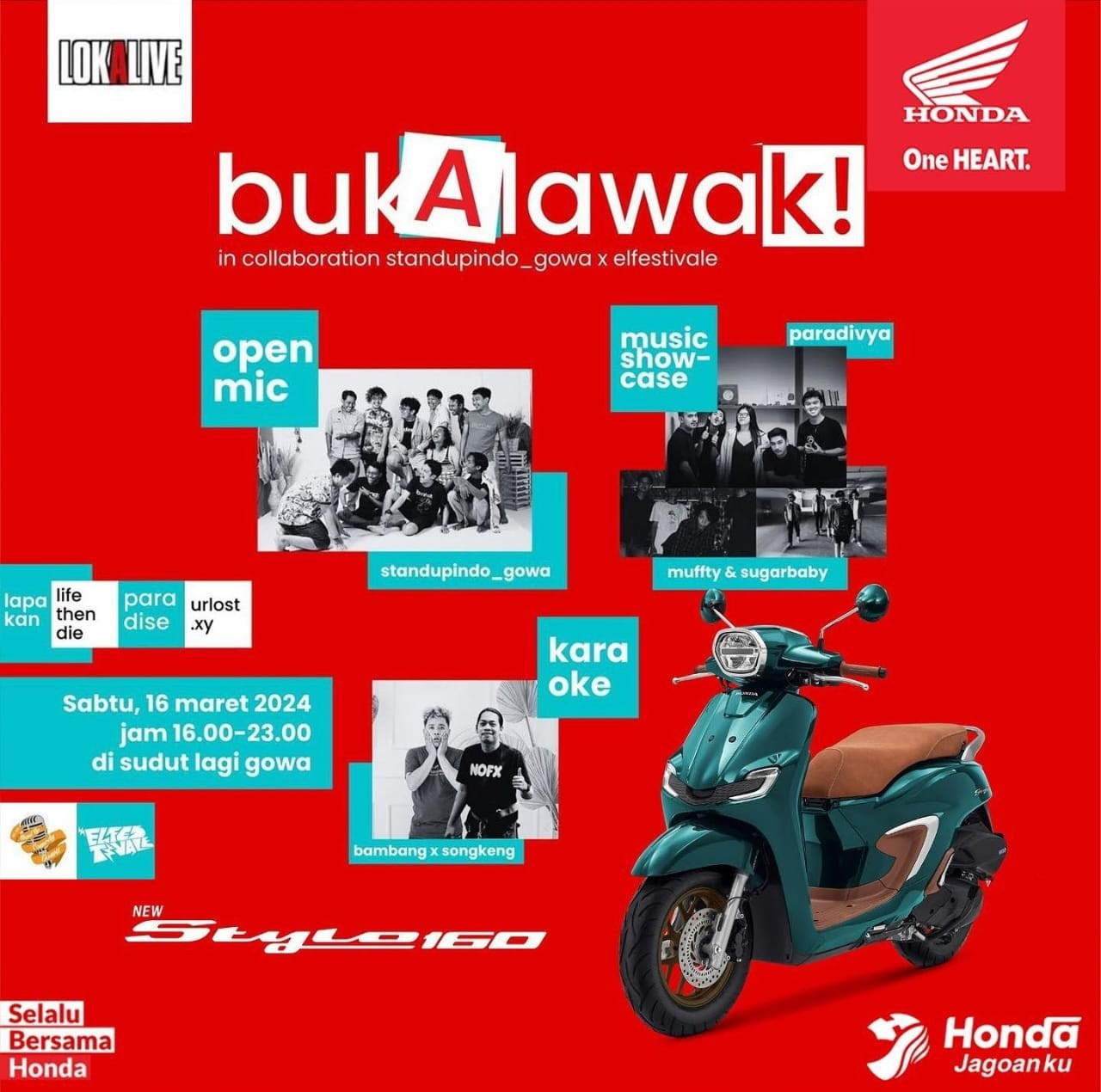 New Honda Stylo 160 Sukses Pukau Masyarakat Gowa di Buka Lawak