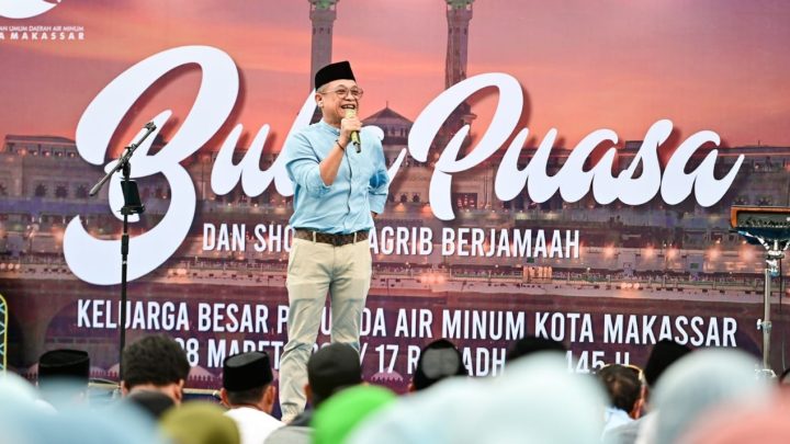 Gelar Bukber, PDAM Makassar Beri Santunan Kepada Dua Panti Asuhan pdam makassar