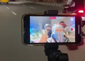 tantang polisi