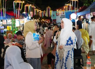 Pj Ketua TP PKK Sulsel Sebut Pasar Ramadan Mulo Bukti Ekonomi Bergerak