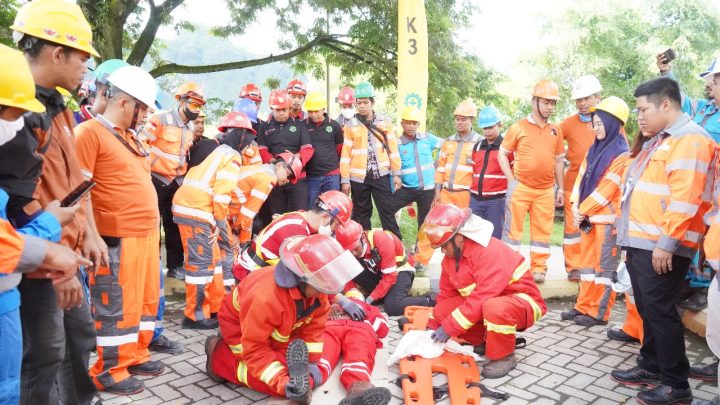 Semarakkan Bulan K3 Nasional, Semen Tonasa Gelar Lomba Tanggap Darurat Bulan K3 Nasional