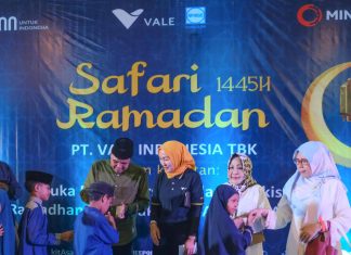 PT Vale Bagikan Bingkisan ke 500 Anak Yatim dan 100 Panti Asuhan, Dukung Program Amaliah Ramadan