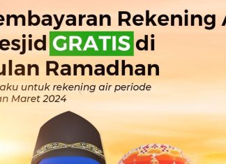 Kabar Gembira, PDAM Makassar Gratiskan Pembayaran Rekening Air Masjid Selama Ramadhan