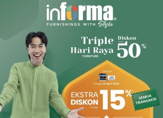 Informa Panakkukang Makassar Tawarkan Diskon Fantastis Dalam Promo Triple Hari Raya