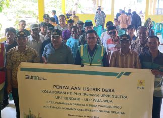 PLN Listriki Dua Desa Pesisir di Provinsi Sulawesi Tenggara
