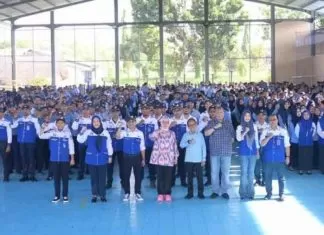 Ketua TP PKK Indira Yusuf Ismail Hadiri Halal Bihalal PDAM Makassar