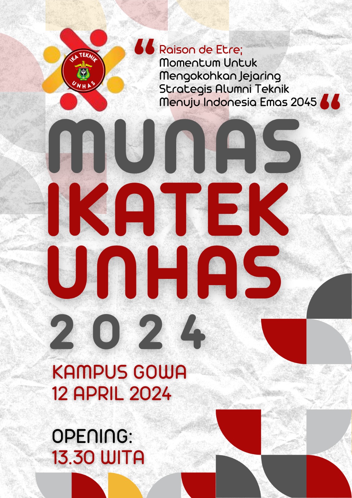 Laksanakan Pemilihan Ketua Umum, IKA Teknik UNHAS Bersiap Gelar Munas 2024