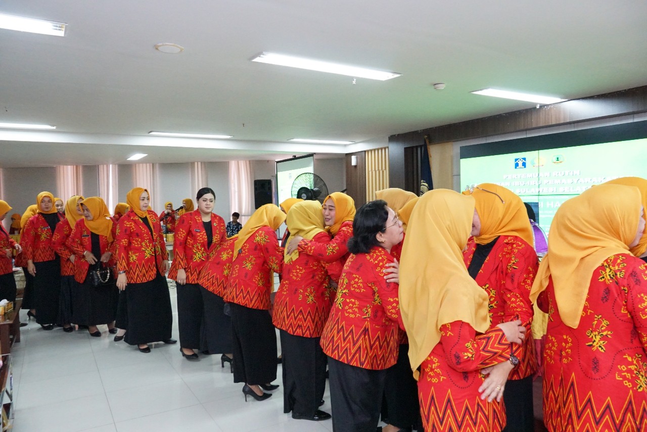 Paguyuban Ibu-ibu Pemasyarakatan Sulsel Gelar Pertemuan Rutin Sekaligus Halal Bihalal