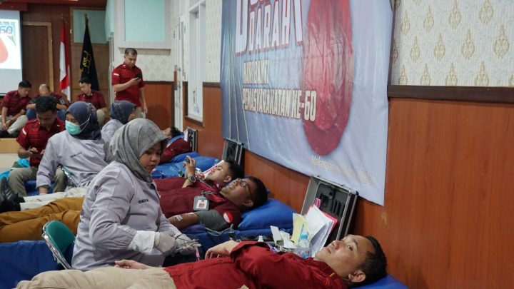 Aksi Donor Darah Warnai Peringatan HBP ke-60 di Rutan Kelas I Makassar Hari Bakti Pemasyarakatan ke-60