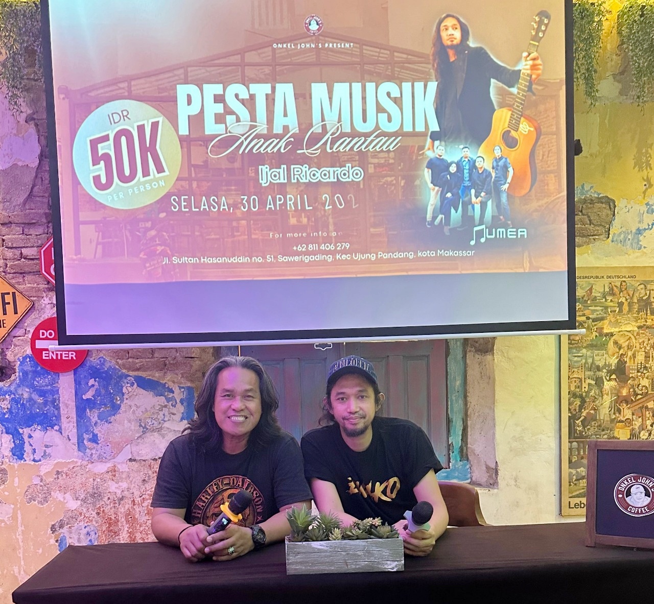 Siap-siap! Ijal Ricardo Konser Tunggal ‘Pesta Musik Anak Rantau’ di Onkel John’s Coffee Hasanuddin