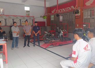 SMK Tritunggal 45 Makassar Gelar UKK Bersama Astra Motor Sulawesi Selatan