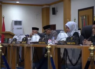 DPRD Pangkep Gelar Rapat Paripurna Penyerahan 2 Naskah Ranperda