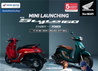 Astra Motor Sulsel Gelar Mini Launching Honda Stylo 160 CC di Maluku