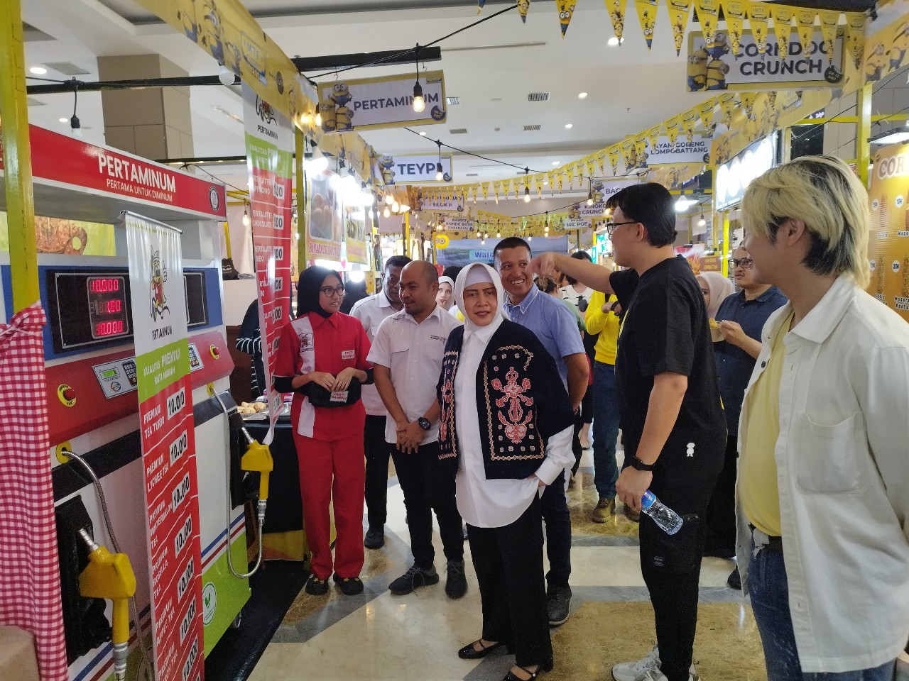 Indira Yusuf Ismail: MTF Market Minions Land Semakin Membranding Makassar Kota Makan Enak